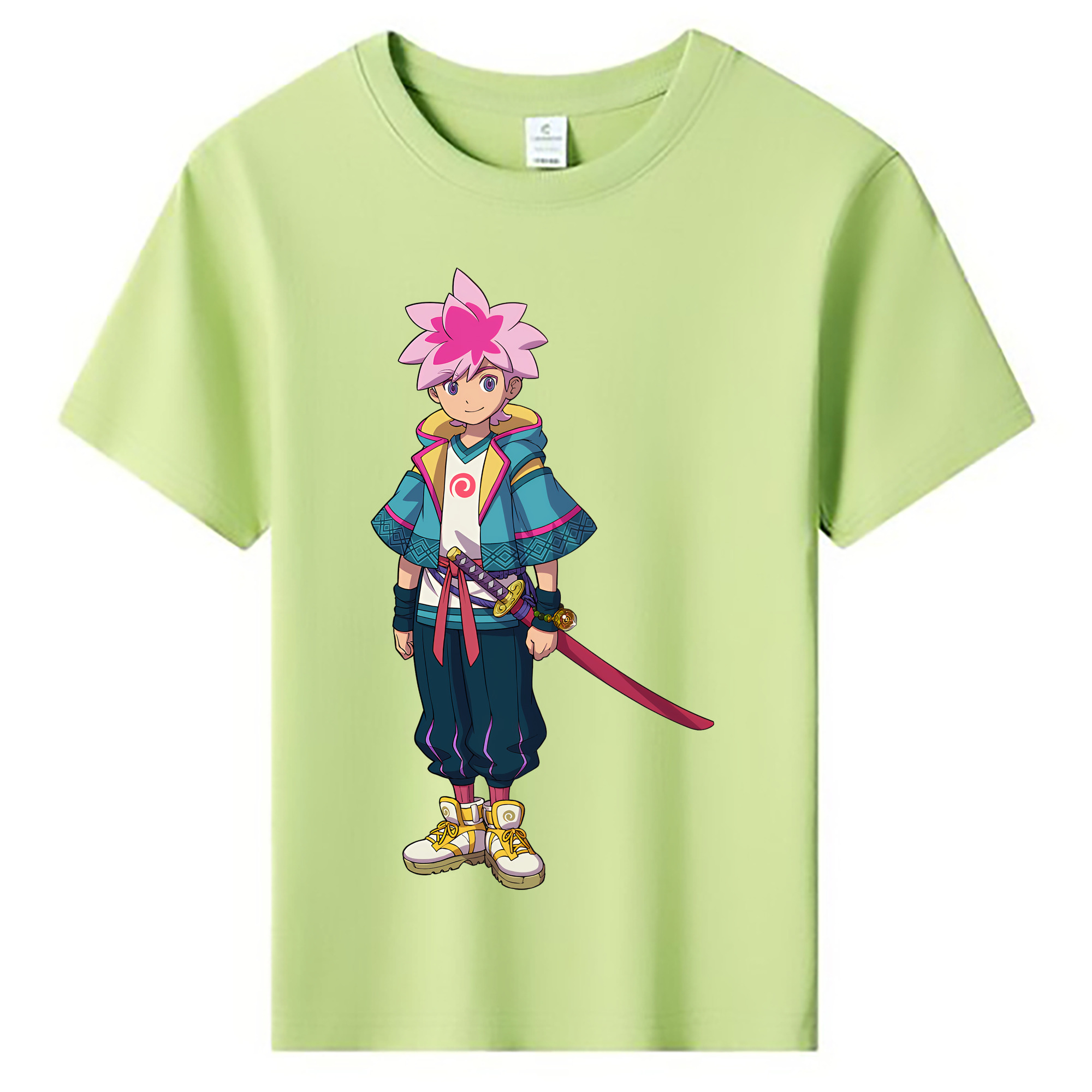 （画像用） 妖怪ウォッチ Yo-kai Watch 綿100％キッズTシャツ（フロントプリント）